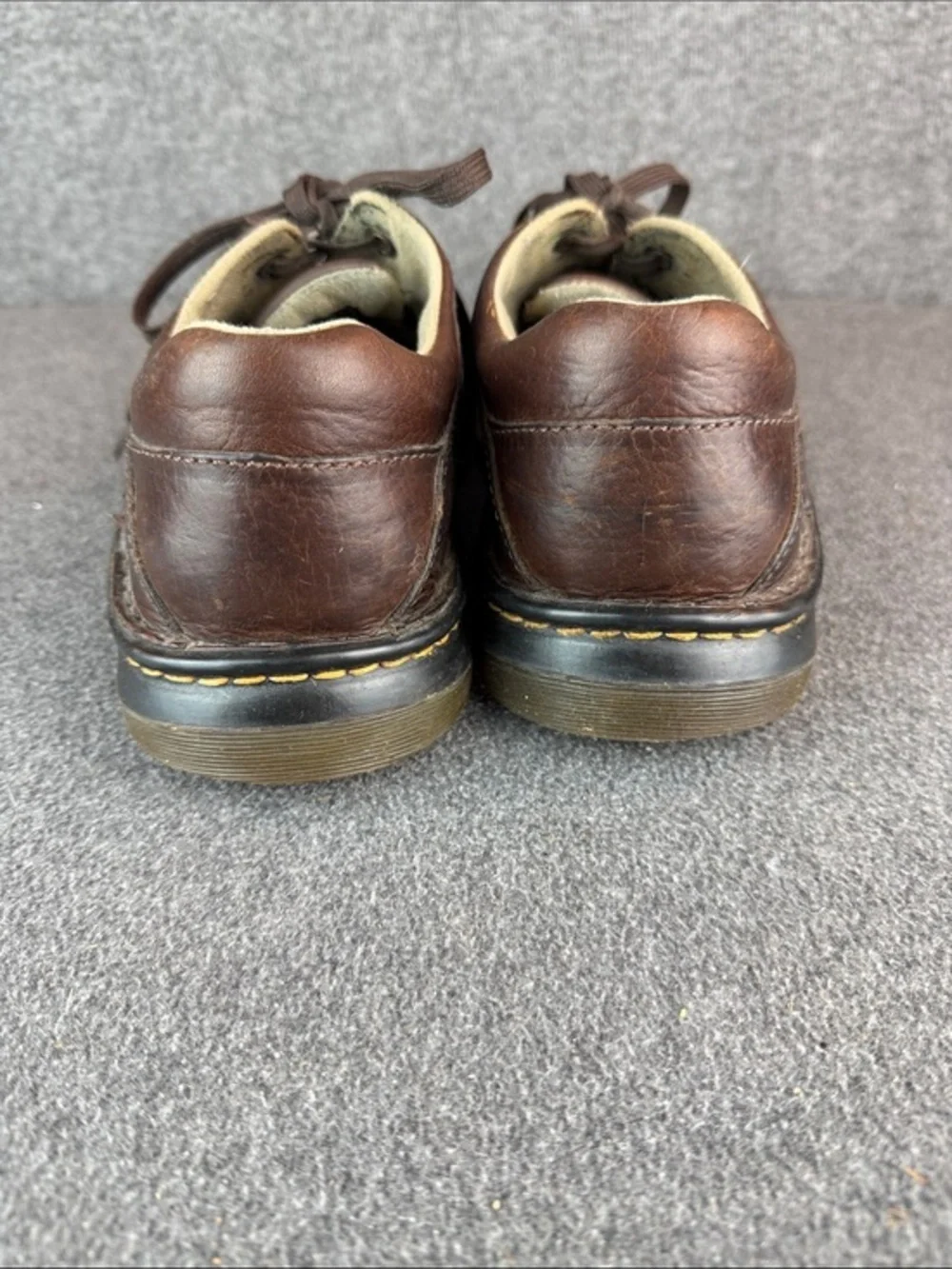 Dr. Martens Unisex Dark Brown Leather Lace-Up‎ Oxfords M9|W10